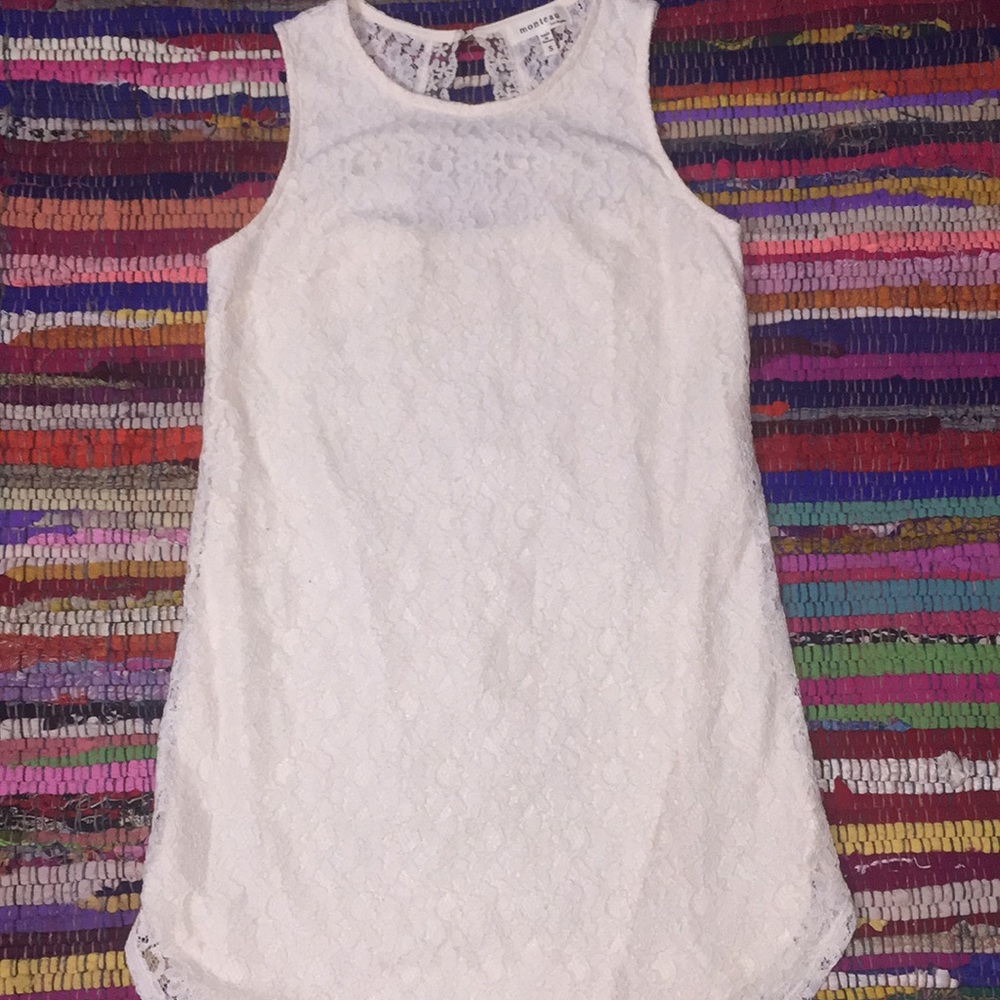 Off-white Lace Dress